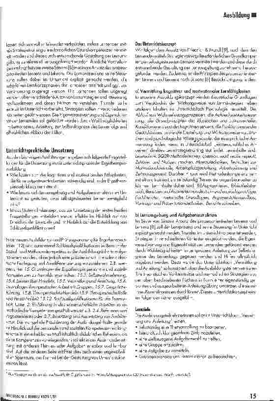 Vorschauseite 3: Selbstgesteuerte Lernprozesse in der Ergotherapie-Ausbildung
