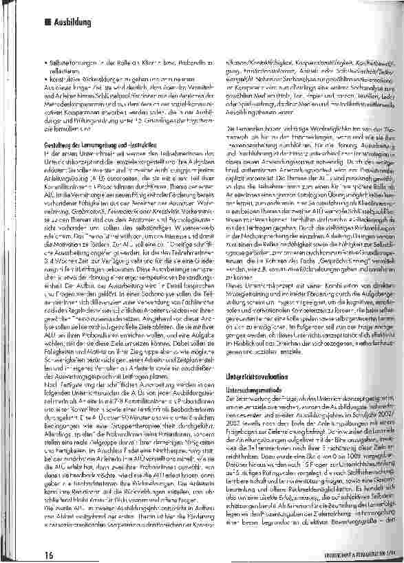 Vorschauseite 4: Selbstgesteuerte Lernprozesse in der Ergotherapie-Ausbildung