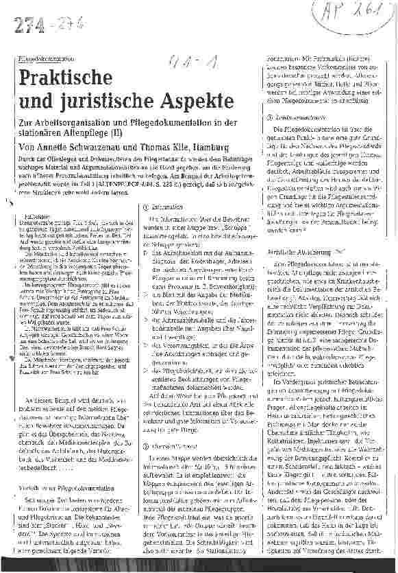 Vorschauseite 1: Praktische und juristische Aspekte