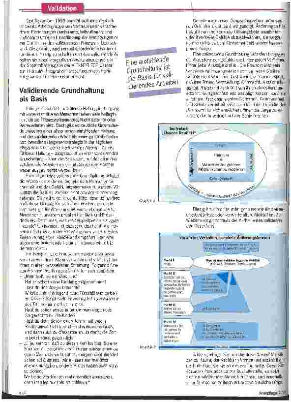 Vorschauseite 2: Alter Wein in neuen Schläuchen Ein neuer integrativer validierender Ansatz