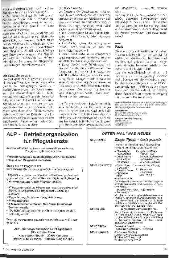 Vorschauseite 3: Pflegeversicherung und Hilfsmitteleinsatz 2. Teil