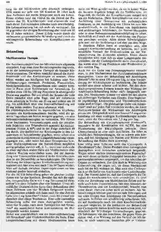 Vorschauseite 3: Die Erkennung und Behandlung von Multiple-Sklerose-Kranken