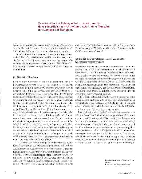 Vorschauseite 3: Momentaufnahmen über das Sprechen und Verstummen