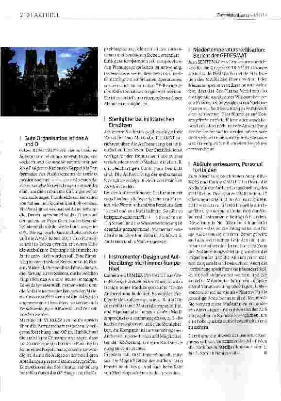 Vorschauseite 3: CEFH-Kongress in Frankreich: Ausbildung und ambulante Chirurgie im Fokus