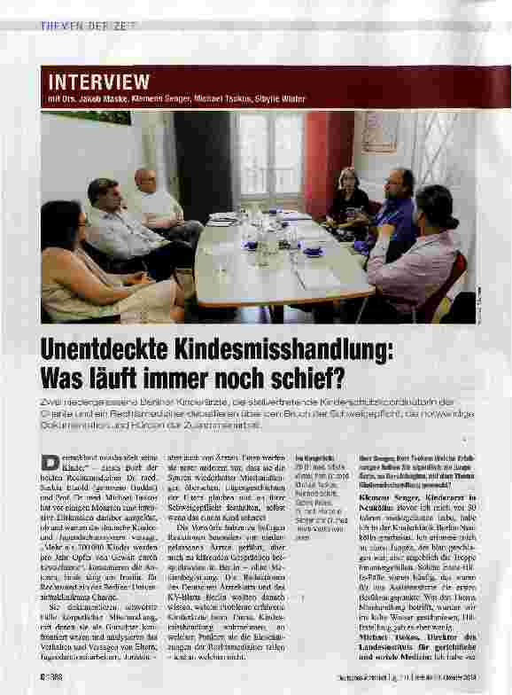 Vorschauseite 1: Unentdeckte Kindesmisshandlung: Was läuft immer noch schief?