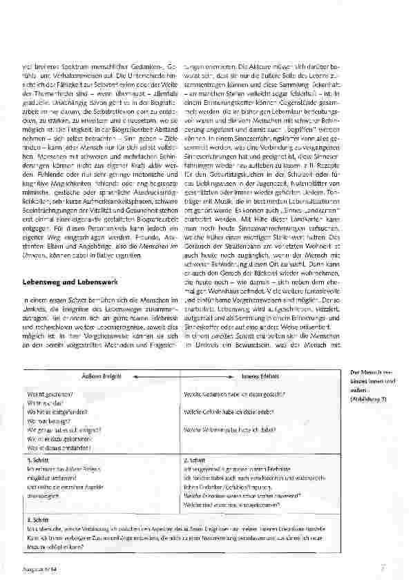 Vorschauseite 4: Biografiearbeit mit Menschen mit schwerer Behinderung