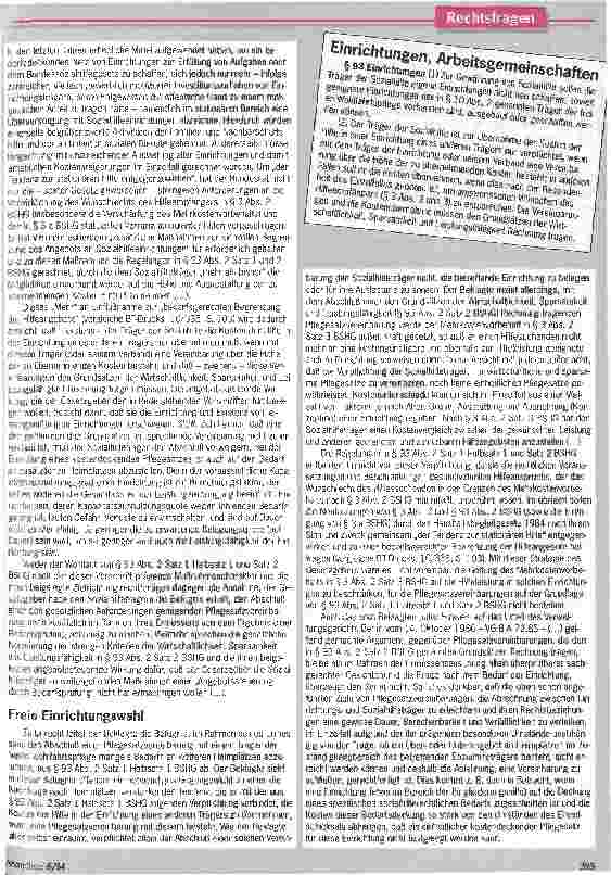 Vorschauseite 3: Kein Bedarf - das zählt nicht! Rechtsfragen Wann darf eine Pflegesatzvereinbarung verweigert werden?