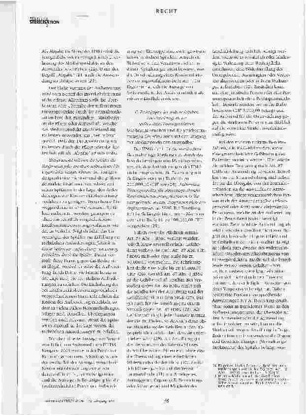 Vorschauseite 3: Rechtliche Aspekte der Wiederaufbereitung von Einwegmedizinprodukten nach schweizerischem Recht