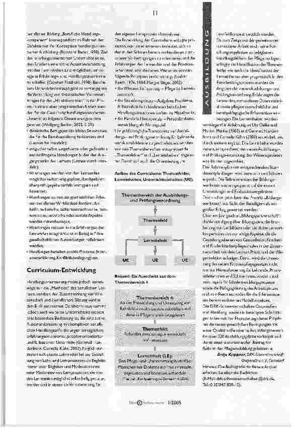 Vorschauseite 2: Neues Ausbildungskonzept