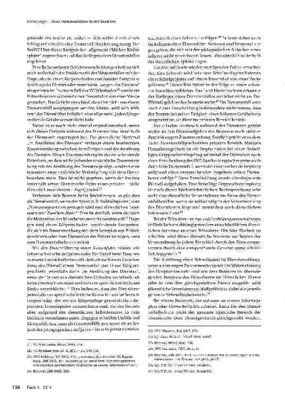 Vorschauseite 4: Zum Dienstunfallrecht der Beamten