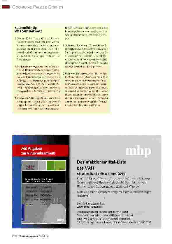 Vorschauseite 2: Cochrane Pflege Corner: Verbände und topische Mittel zur Prävention von Druckgeschwüren