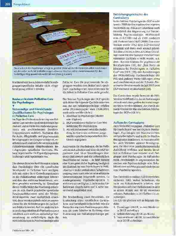 Vorschauseite 5: Curriculum für Psychologen?