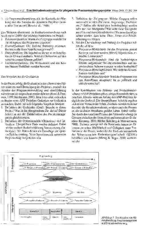 Vorschauseite 6: Eine Methodenkombination für pflegerische Praxisentwicklungsprojekte
