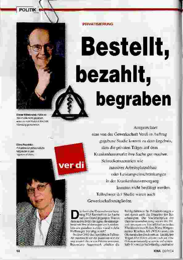 Vorschauseite 1: Bestellt bezahlt, begraben