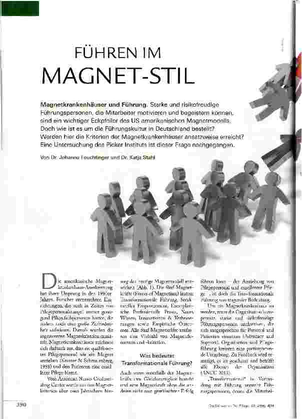 Vorschauseite 1: FÜHREN IM MAGNET-STIL