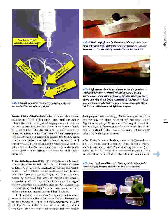 Vorschauseite 2: Sicherer Umgang mit InfusionenImmer irgendwie im Weg