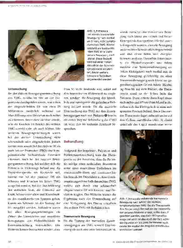 Vorschauseite 3: Physiotherapeutische Behandlung von craniomandibulären Dysfunktionen