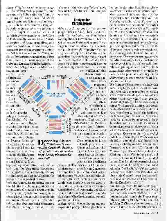 Vorschauseite 2: Was ist Vererbung? Erkenntnisse der modernen Gentechnik