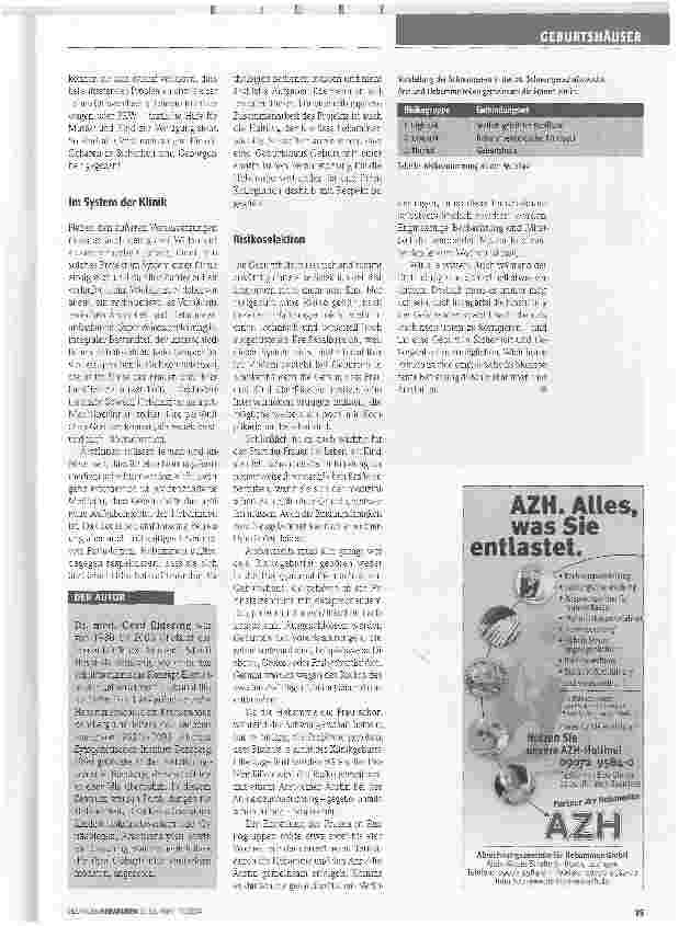 Vorschauseite 3: Geburtshaus im Krankenhaus