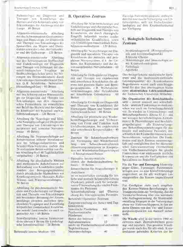 Vorschauseite 2: Krankenhaus München-Bogenhausen mit hoher Leistungsfähigkeit