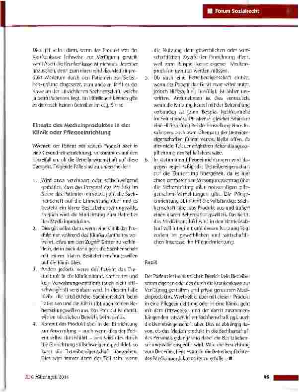 Vorschauseite 2: Nutzung patienteneigener Hilfsmittel in stationären Einrichtungen