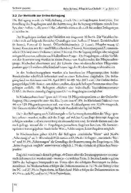 Vorschauseite 5: Der Stand des Aufbaus von Pflegestützpunkten in Rheinland-Pfalz und Niedersachsen im Jahr 2011