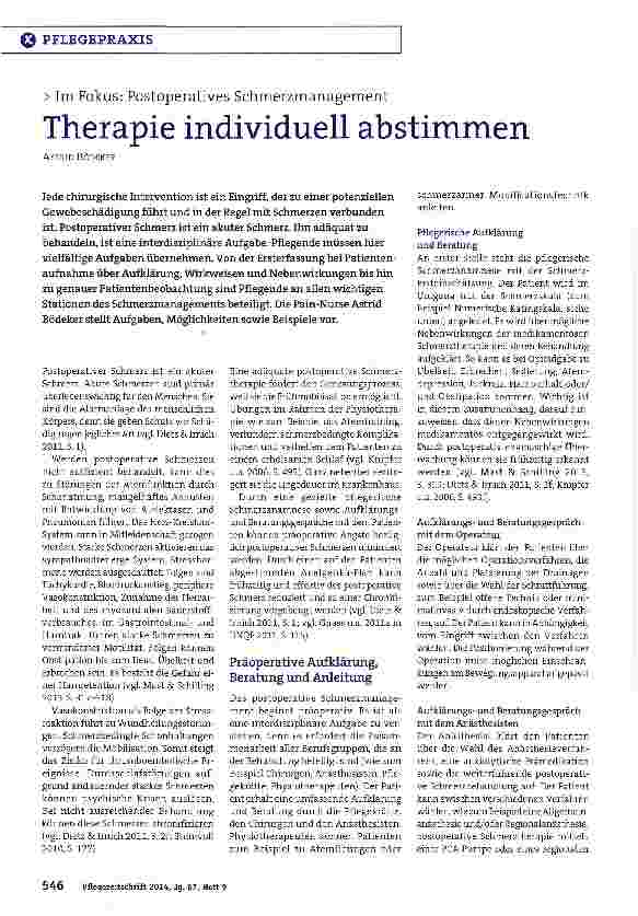 Vorschauseite 1: Therapie individuell abstimmen