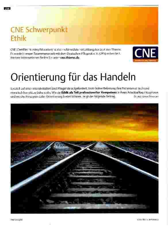 Vorschauseite 1: Orientierung für das Handeln
