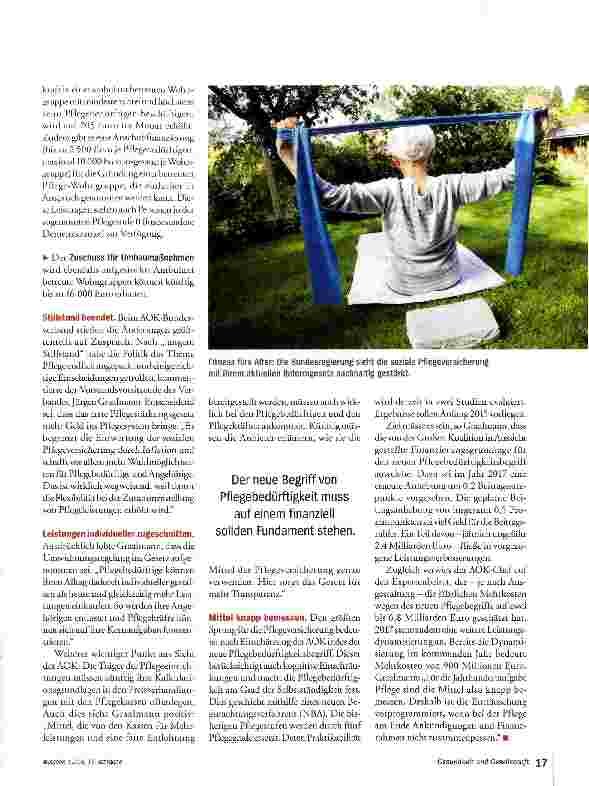 Vorschauseite 2: Der Pflege den Rücken stärken
