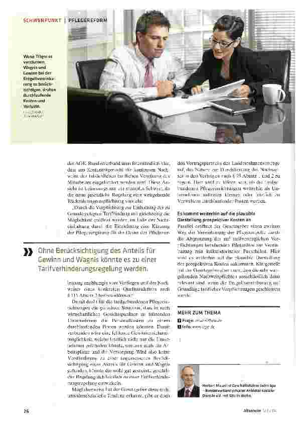 Vorschauseite 3: Wie Heime weiterhin wirtschaftlich arbeiten können