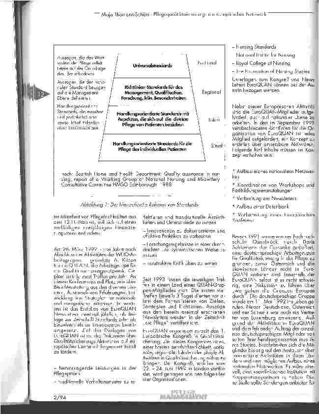 Vorschauseite 3: Pflegequalitätssicherung: ein europäisches Netzwerk
