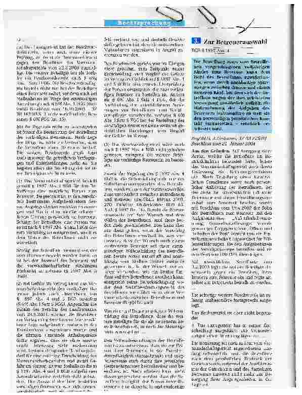 Vorschauseite 2: Zum Beschwerderecht