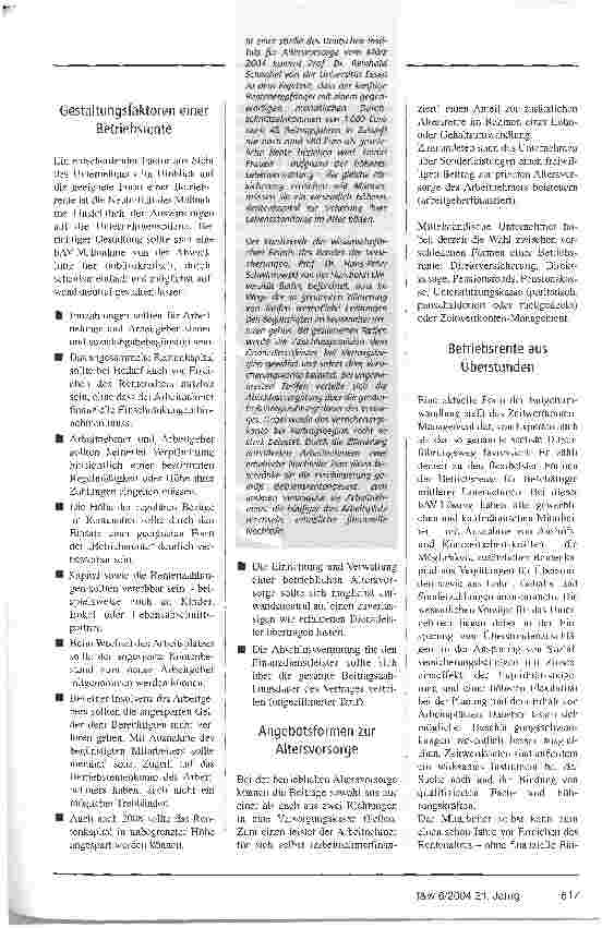 Vorschauseite 3: Notfall Betriebsrente?