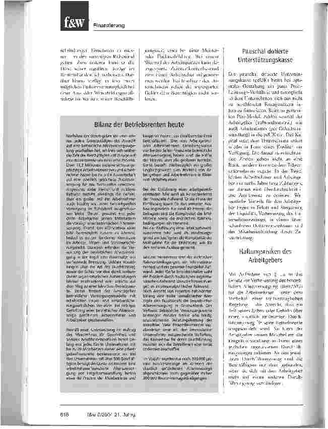 Vorschauseite 4: Notfall Betriebsrente?