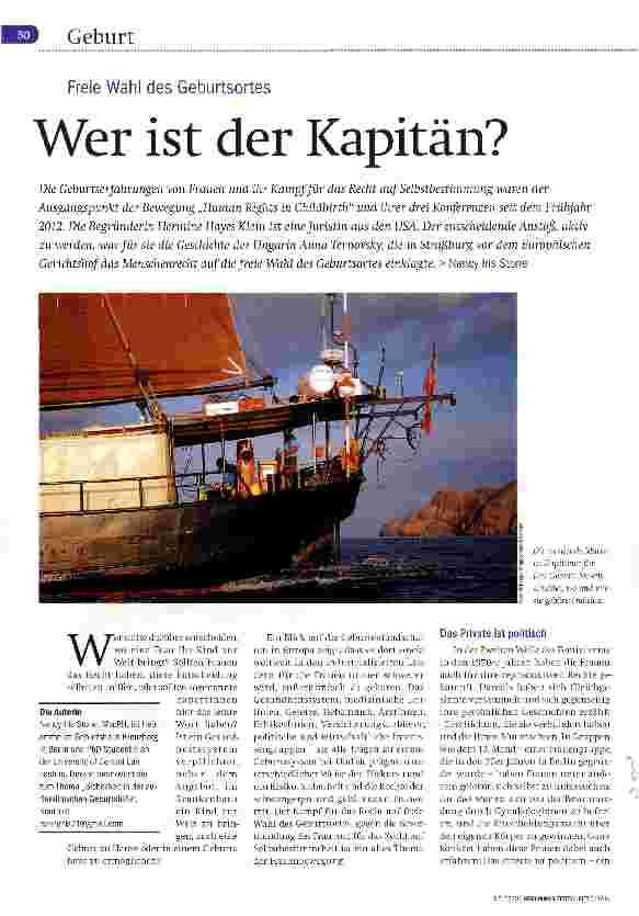 Vorschauseite 1: Wer ist der Kapitän?