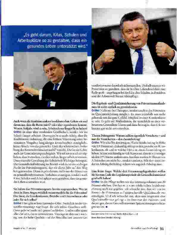 Vorschauseite 4: Gute Medizin darf nicht vom Geldbeutel abhängen