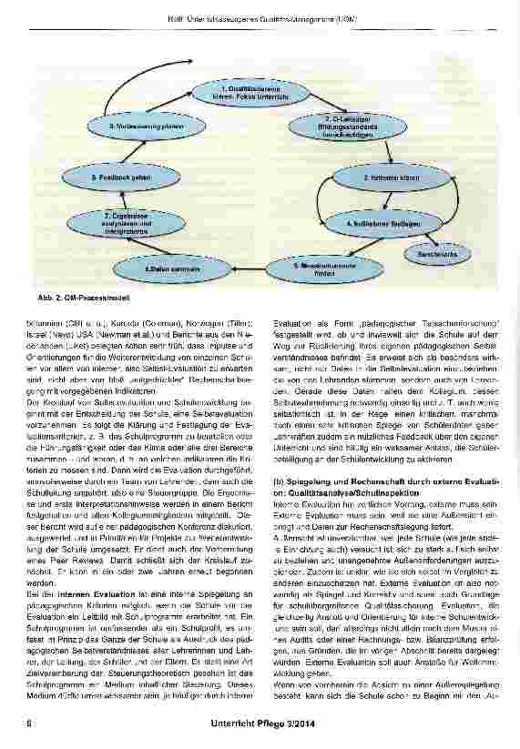 Vorschauseite 5: Unterrichtsbezogenes Qualitäts-Management (UQM) - Ein pädagogisches Modell für die Qualitätsentwicklung in Schulen