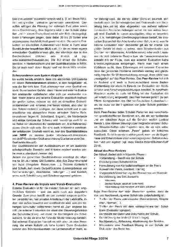 Vorschauseite 6: Unterrichtsbezogenes Qualitäts-Management (UQM) - Ein pädagogisches Modell für die Qualitätsentwicklung in Schulen