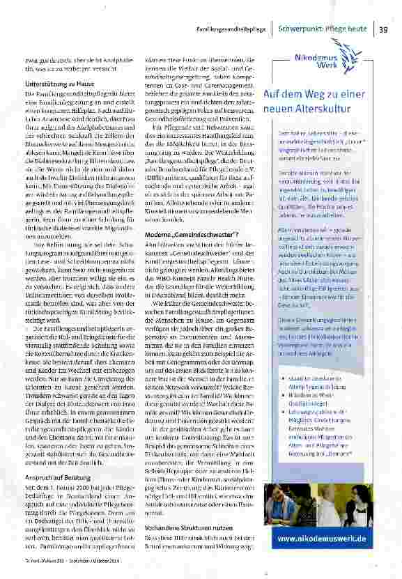 Vorschauseite 2: Potenziale des Pflegeberufes nutzen