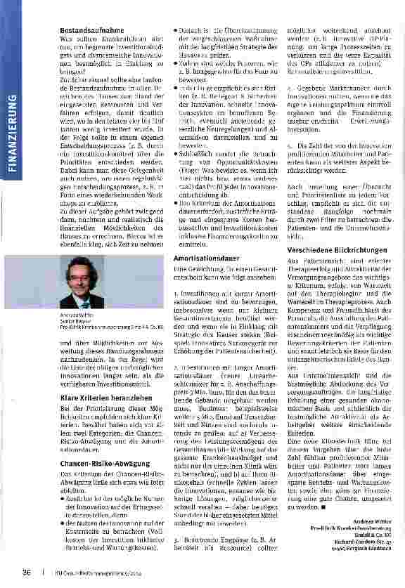 Vorschauseite 2: Welche Innovationen lohnen sich?