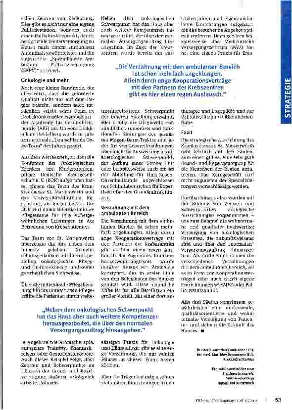 Vorschauseite 3: Spezialisierung als Strategie