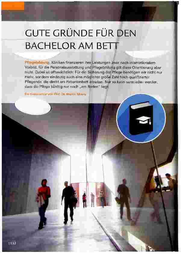 Vorschauseite 1: GUTE GRÜNDE FÜR DEN BACHELOR AM BETT