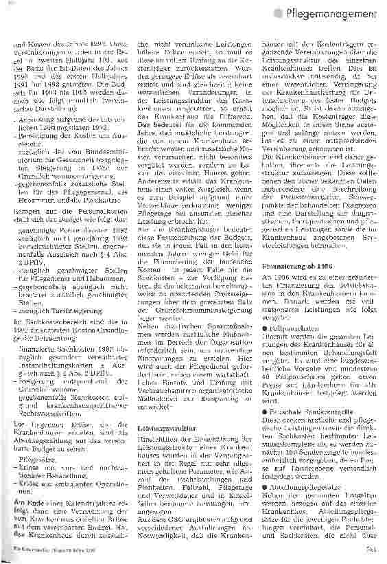 Vorschauseite 2: Auswirkungen des Gesundheitsstruktuergesetz auf die Krankenpflege