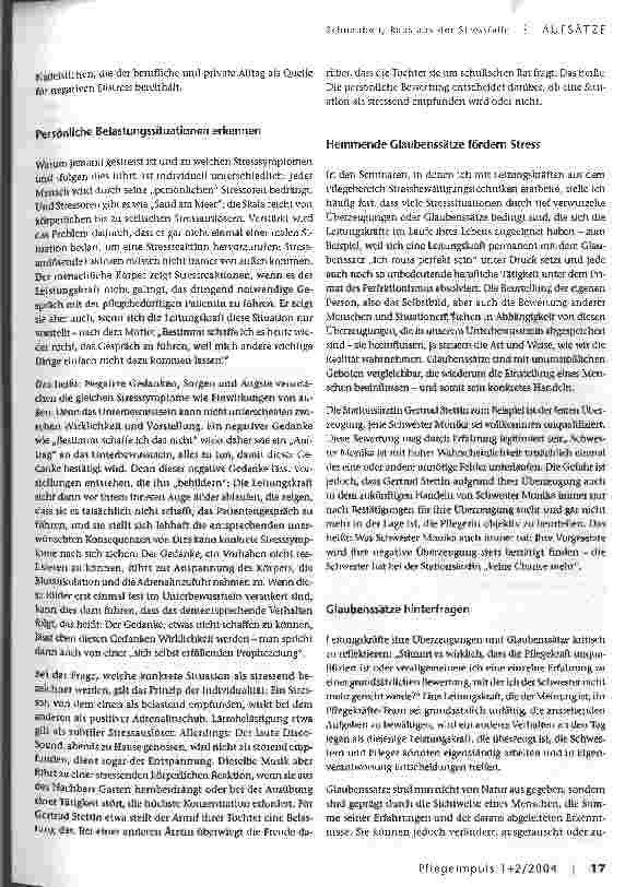 Vorschauseite 2: Raus aus der StressfalleStressbewältigung für Leitungskräfte in der Pflegepraxis