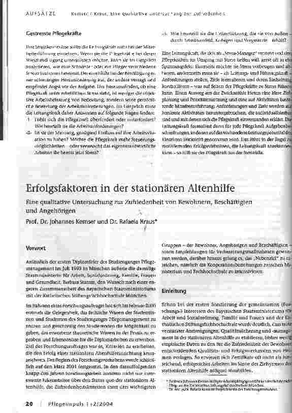 Vorschauseite 5: Raus aus der StressfalleStressbewältigung für Leitungskräfte in der Pflegepraxis