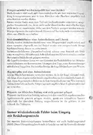 Vorschauseite 6: Fehler und Mängel bei der Aufbewahrung der Arzneimittel