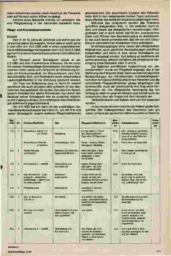 Vorschauseite 2: Pflegeplanung und Pflegedokumentation in der Gemeindekrankenpflege