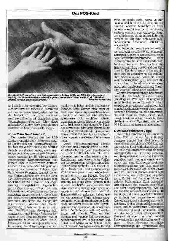 Vorschauseite 2: Eine schwere Hypothek für das Leben Erscheinungsbild und Prognose POS