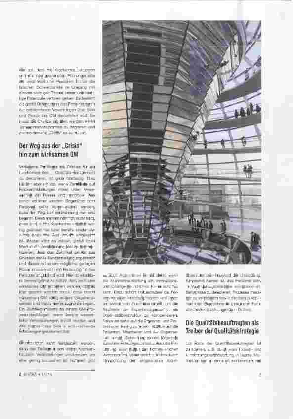 Vorschauseite 2: Die „Crisis“ des Qualitätsmanagements Degeneration oder Wende zur Wirksamkeit?