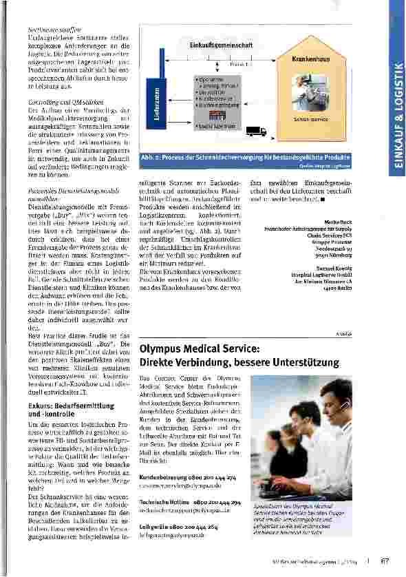 Vorschauseite 3: Professionalisierung der Schrankfachversorgung